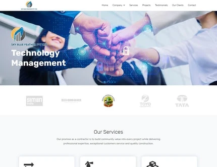 Sky Blue Feather by Best Professional Website Design and Development Company in Mukkam, Calicut, Kerala. Shab Solutions is a Top Web design and development company in calicut, mukkam, Kerala, India